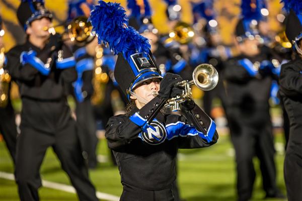 Nolensville High band members perform